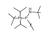 tri(tert-butyl)plumbyl-tert-butylamino(tert-butyl)phosphane结构式