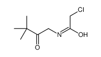2-Chloro-N-(3,3-dimethyl-2-oxobutyl)acetamide Structure