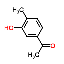 3-羟基-4-甲基苯乙酮结构式