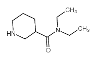 N,N-二乙基尼哌丁酰胺结构式