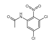 3,5-dichloro-2-nitroacetanilide结构式