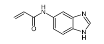 Acrylamide, N-5-benzimidazolyl- (8CI) Structure