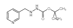 2-(吡啶-3-甲基)肼羧酸叔丁酯结构式