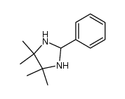 2-Phenyl-4,4,5,5-tetramethylimidazolidine结构式