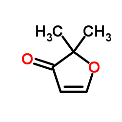 2,2-Dimethyl-3(2H)-furanone Structure