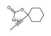 Cyclohexanol,1-(1-propynyl)-,carbamate(8CI)结构式
