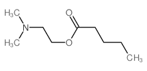 Pentanoic acid,2-(dimethylamino)ethyl ester结构式