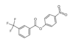 4-nitrophenyl 3-trifluoromethylbenzoate结构式