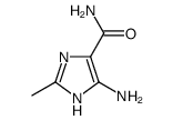 5-氨基-2-甲基-1H-咪唑-4-羧胺结构式