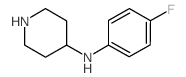 N-(4-Fluorophenyl)piperidin-4-amine结构式