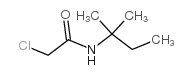 2-氯-N-(1,1-二甲基丙基)乙酰胺结构式