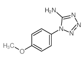 5-Amino-1-(4-anisyl)tetrazole Structure