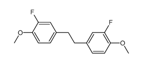 3,3'-difluoro-4,4'-dimethoxy-bibenzyl Structure