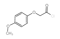 (4-甲氧基-苯氧基)-乙酰氯结构式