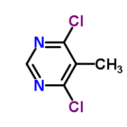 4,6-二氯-5-甲基嘧啶结构式