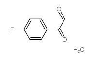 4-氟苯甲酰甲醛水合物结构式