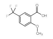 2-Methoxy-5-(trifluoromethyl)benzoic acid Structure