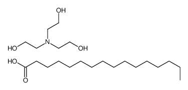 tris(2-hydroxyethyl)ammonium palmitate Structure