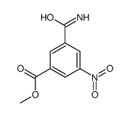 3-氨基甲酰-5-硝基苯甲酸甲酯结构式