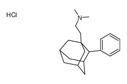 N,N-dimethyl-2-(2-phenyl-1-adamantyl)ethanamine,hydrochloride Structure