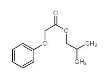 Acetic acid,2-phenoxy-, 2-methylpropyl ester结构式