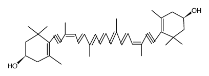 (3R,3'R)-alloxanthin结构式