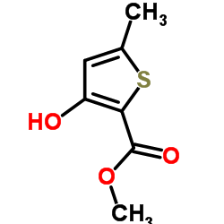 3-羟基-5-甲基-2-噻吩甲酸甲酯结构式