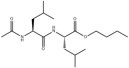 N-(N-Acetyl-L-leucyl)-L-leucine butyl ester Structure