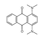 1,4-bis(dimethylamino)-9,10-anthraquinone Structure