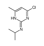 (4-氯-6-甲基嘧啶-2-基)-异丙基胺结构式