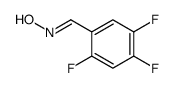 N-[(2,4,5-trifluorophenyl)methylidene]hydroxylamine Structure