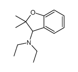 N,N-diethyl-2,2-dimethyl-3H-1-benzofuran-3-amine Structure
