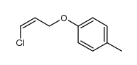 4-methyl-1-(3-chloro-2-propenoxy)benzene Structure