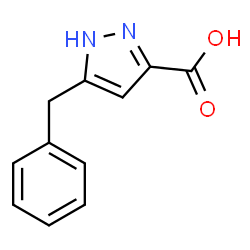 1H-Pyrazole-3-carboxylic acid, 5-(phenylmethyl)- Structure