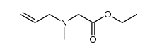 Ethyl N-allylsarcosinate结构式