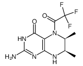 2-amino-6,7-dimethyl-5-trifluoroacetyl-5,6,7,8-tetrahydro-3H-pteridin-4-one Structure