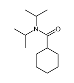 N,N-di(propan-2-yl)cyclohexanecarboxamide结构式