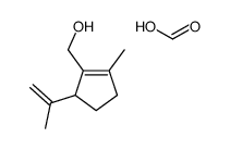 formic acid,(2-methyl-5-prop-1-en-2-ylcyclopenten-1-yl)methanol结构式