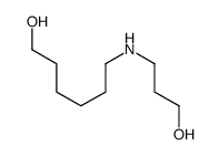 6-(3-hydroxypropylamino)hexan-1-ol结构式