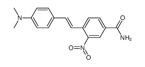 2-Nitro-4'-dimethylamino-E-stilben-4-carbonsaeure Structure