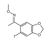 1-(6-iodobenzo[d][1,3]dioxol-5-yl)ethanone O-methyl oxime结构式