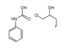 1-chloro-3-fluoropropan-2-ol,phenylcarbamic acid结构式