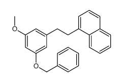 1-[2-(3-methoxy-5-phenylmethoxyphenyl)ethyl]naphthalene Structure