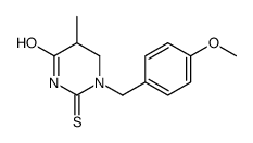 1-[(4-methoxyphenyl)methyl]-5-methyl-2-sulfanylidene-1,3-diazinan-4-one Structure