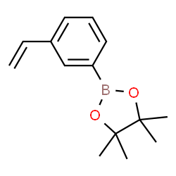 3-乙烯基苯硼酸频呢醇酯结构式