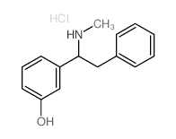 3-(1-methylamino-2-phenyl-ethyl)phenol Structure
