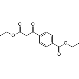 4-(3-乙氧基-3-氧代丙酰基)苯甲酸乙酯结构式
