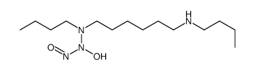 N-[butyl-[6-(butylamino)hexyl]amino]-N-hydroxynitrous amide结构式