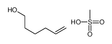 hex-5-en-1-ol,methanesulfonic acid Structure