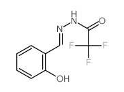 Aceticacid, 2,2,2-trifluoro-, 2-[(2-hydroxyphenyl)methylene]hydrazide结构式